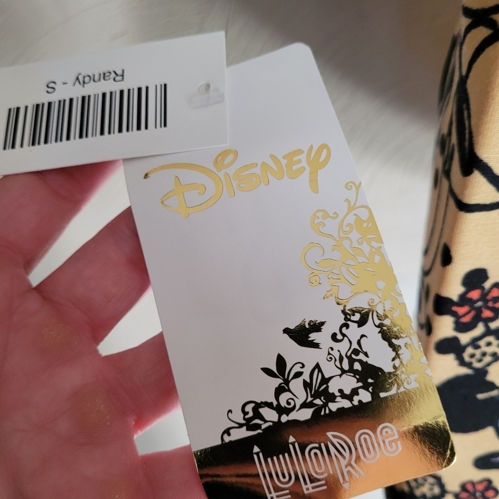 LulaRoe Disney Minnie Mouse Randy Baseball Style T-shirt Size Women's Small - Picture 11 of 12